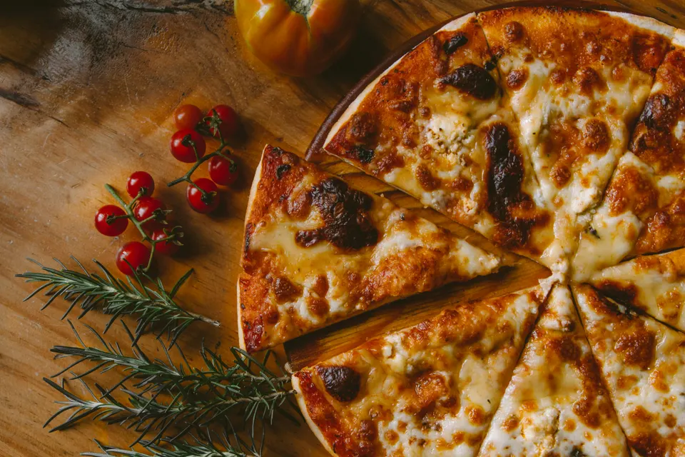 Pizza template video image